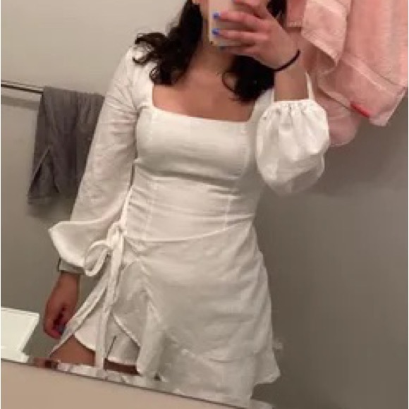 Princess Polly The Villa Mini Dress Mini White size 4 - Picture 8 of 10